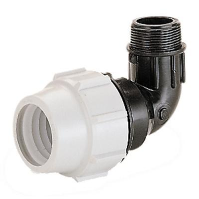 Plasson Compression to male BSP 90 Elbow  (WRAS Approved)